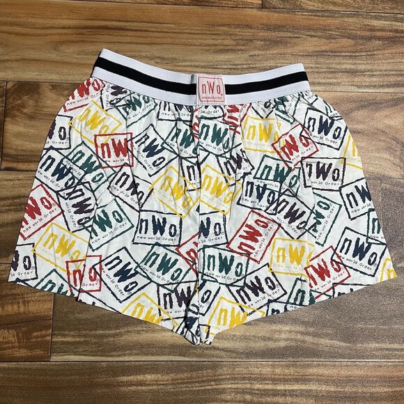 Vintage WCW NWO STING Wrestling Boxers Shorts Underwear 1998 WWF WWE Mens Small - Picture 2 of 9